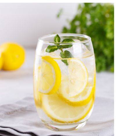 Warm water with honey lemon